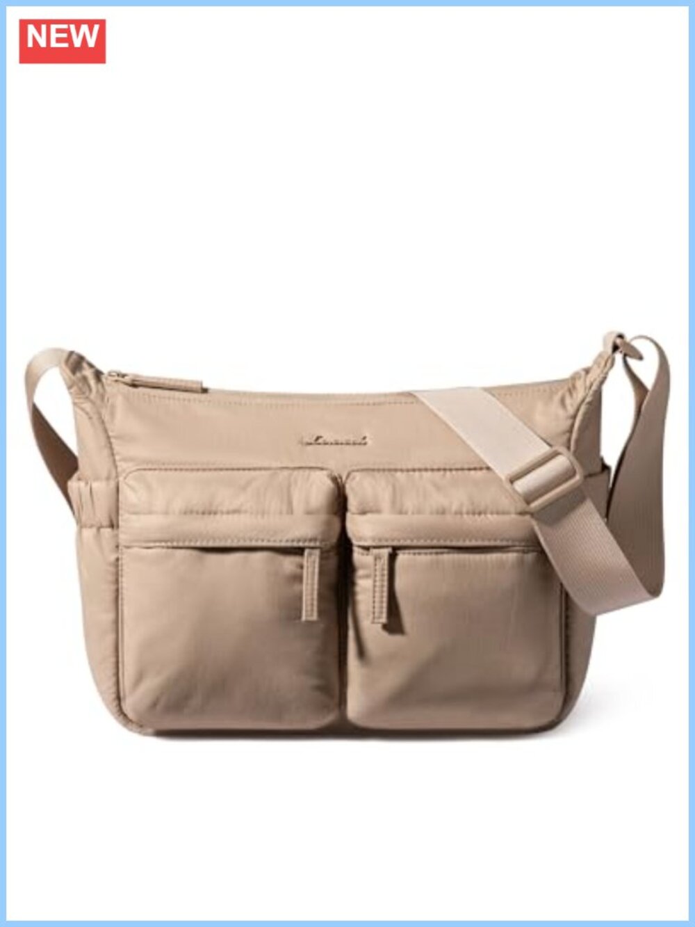 LOVEVOOK Puffy Crossbody Bag Small Hobo Purse Messenger Adjustable Strap